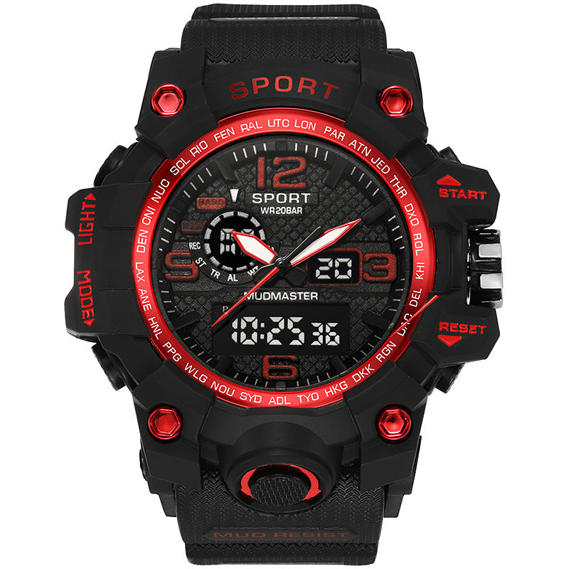 Multifunctional Military Watch for Men - Waterproof Quartz