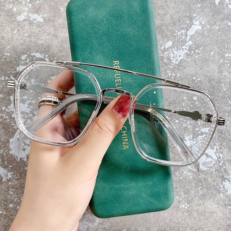 2024 Retro Square Frame Blue Light Blocking Glasses