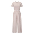2023 Fashionable Plus Size Short Sleeve Set for Women