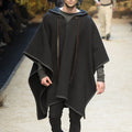 Woolen Cape Shawl Pullover Coat