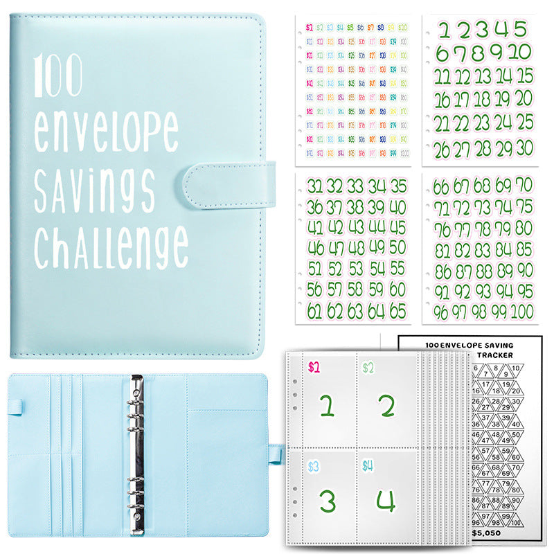 100 Envelope Challenge Notebook for Couples' Savings