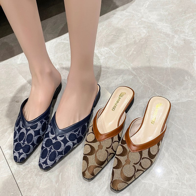 2024 Summer Fashionable High Heel Mules for Women