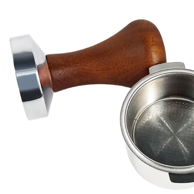 Barista Espresso Flat Tandem Press Pad Coffee Filter Holder