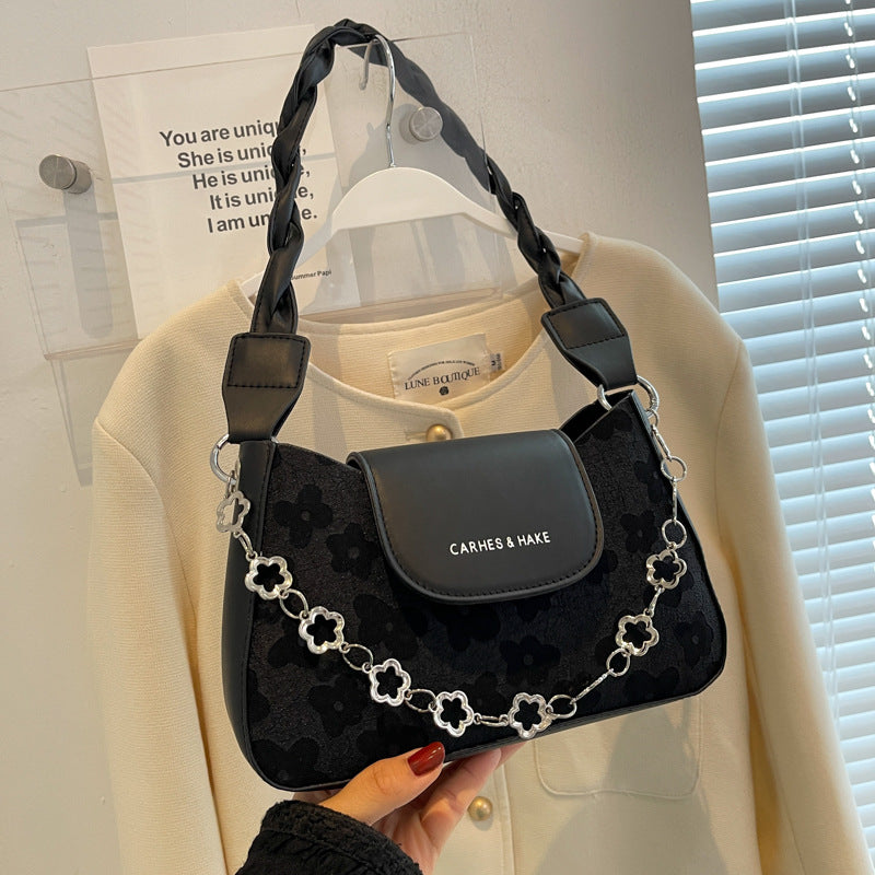 French Minimalist Women's Chain Crossbody Bag (2022)