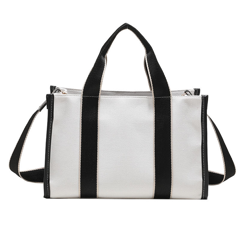Korean Style Canvas Tote Bag for Women (Large Capacity)
