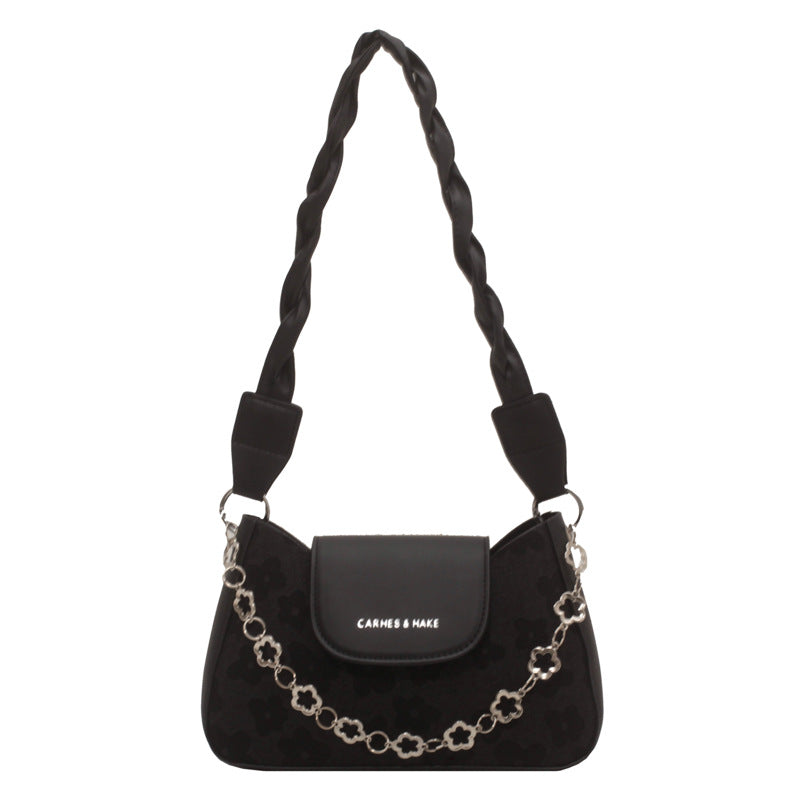 French Minimalist Women's Chain Crossbody Bag (2022)