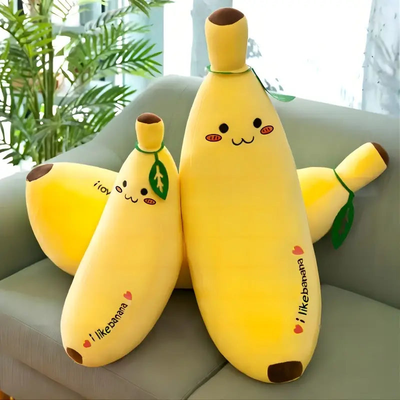 1pc Soft Banana Throw Pillow for Home Decor Accent