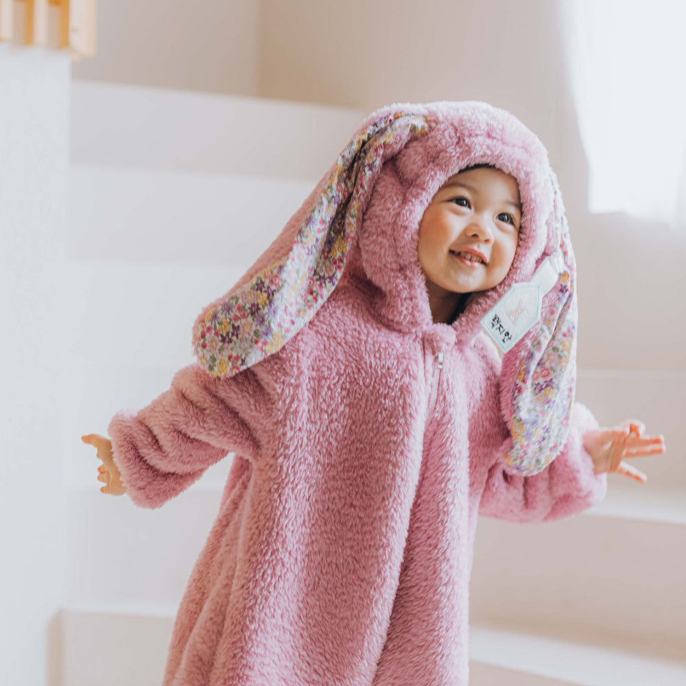 New Korean Style Kids Rabbit Plush Bodysuit (Thick)