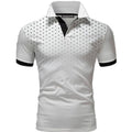 2023 Summer Men's Short Sleeve Polka Dot T-Shirt