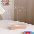 Acrylic LED Memo Board with Erasable Surface