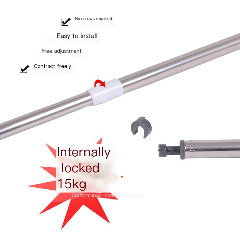 Wholesale Adjustable Stainless Steel Shower Curtain Rod