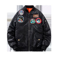 Men's Winter Pilot Jacket with Embroidered Badge