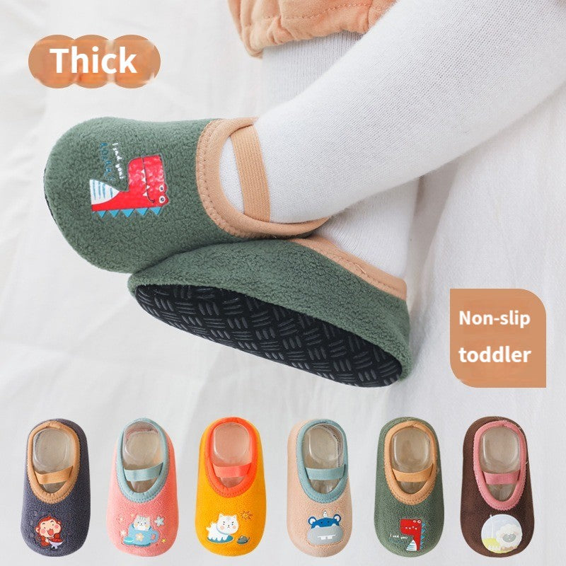 Warm Non-Slip Baby Socks and Shoes for Newborns