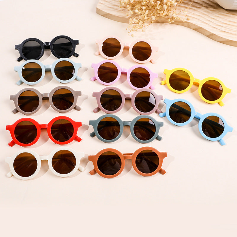 2022 Fashion Round Frame UV400 Glasses for Kids