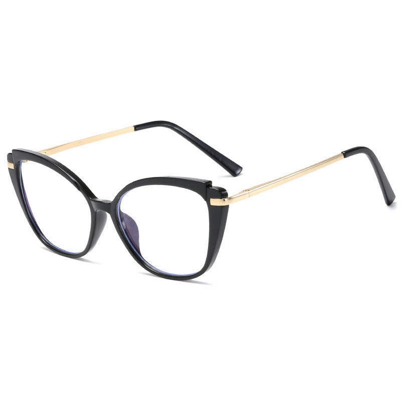Vintage Triangular Blue Light Blocking Glasses for Women