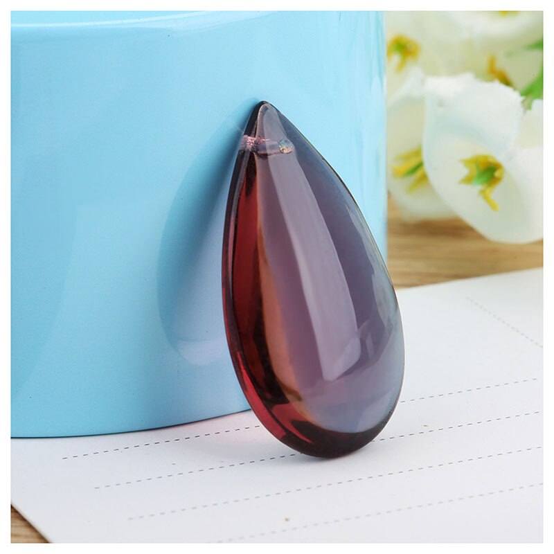 Handmade Crystal Water Drop Pendant Jewelry Beads