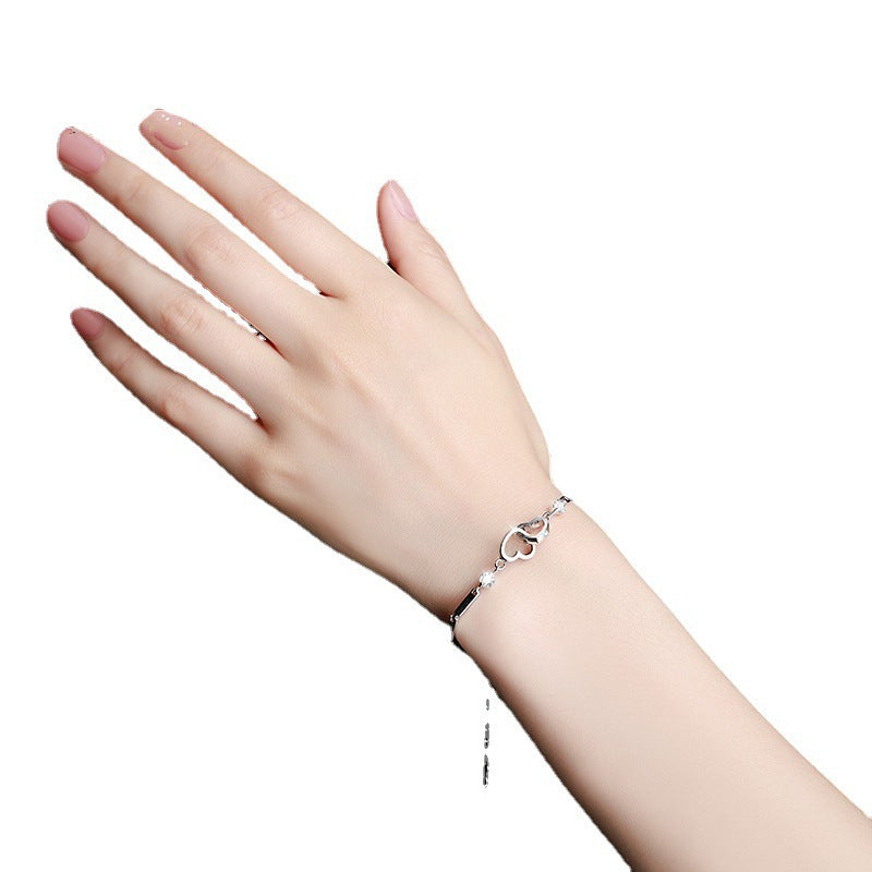 Korean-Japanese Minimalist Heart Bracelet Jewelry