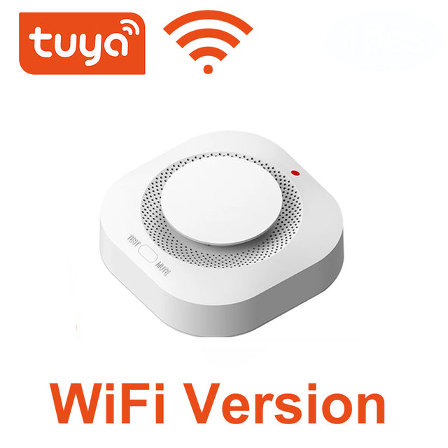 Smart Wifi Fire Smoke Alarm with Remote Notification