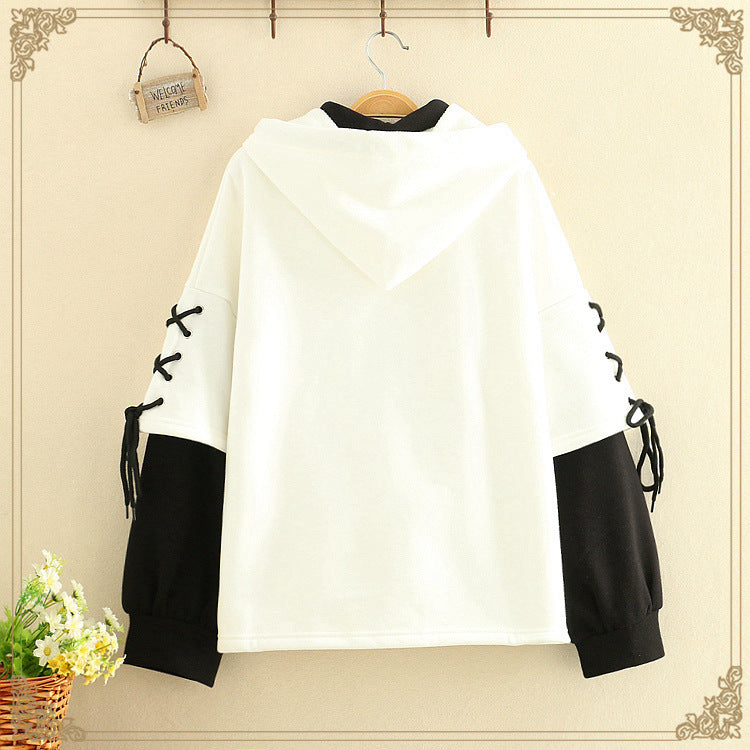 Women’s Two-Piece Fleece Hoodie, Casual Fall/Winter