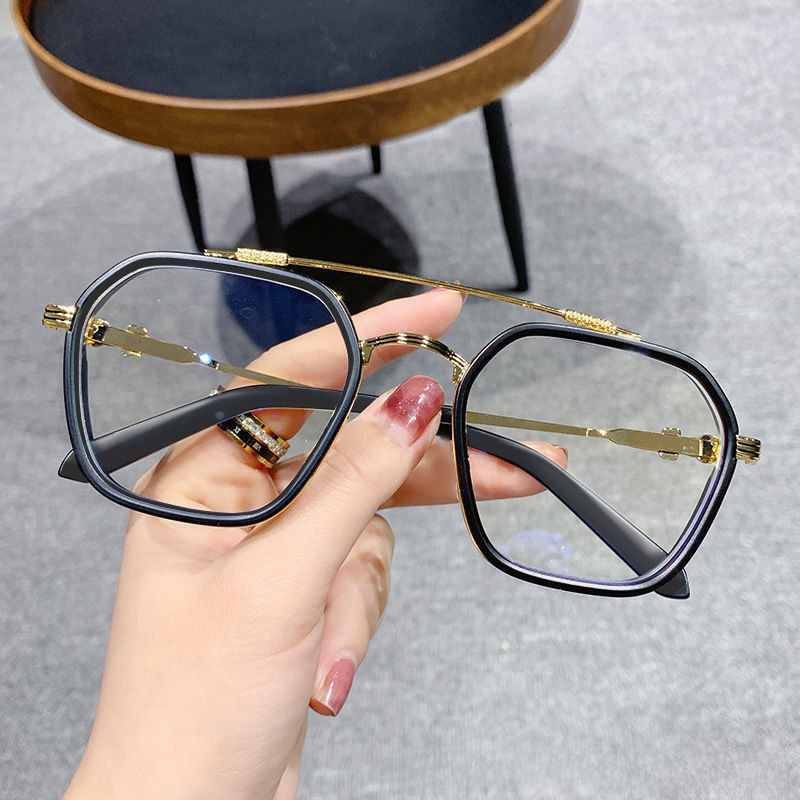 2024 Retro Square Frame Blue Light Blocking Glasses