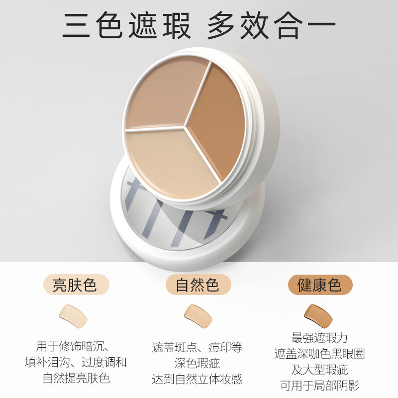 Tift Three-Color Concealer for Dark Circles and Blemishes