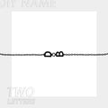 eManco DIY Stainless Steel Letter Bracelet for Couples